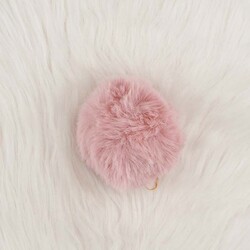 RABBIT WOOL POMP LARGE - Thumbnail