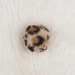 RABBIT WOOL POMP LARGE - Thumbnail