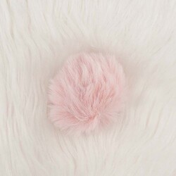 RABBIT WOOL POMP LARGE - Thumbnail