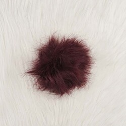 RABBIT WOOL POMP LARGE - Thumbnail