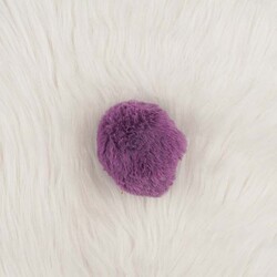 RABBIT WOOL POMP LARGE - Thumbnail