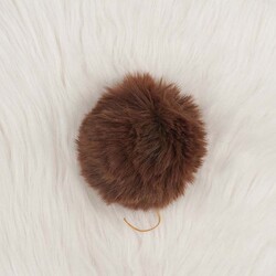 RABBIT WOOL POMP LARGE - Thumbnail