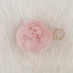 RABBIT WOOL POMP LARGE - Thumbnail