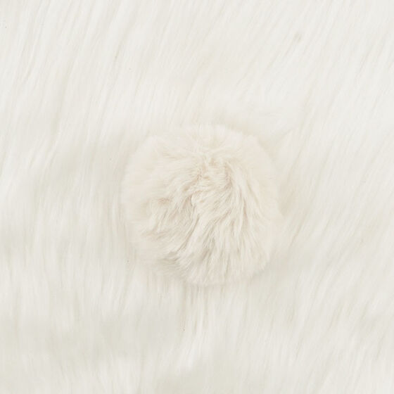 RABBIT WOOL POMPOM MIDDLE