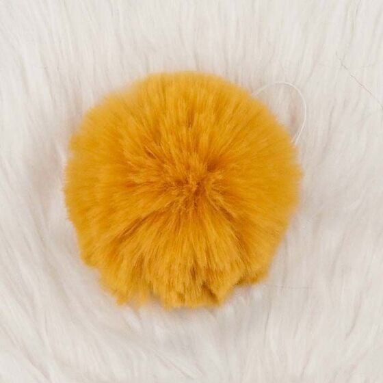 RABBIT WOOL POMPOM MIDDLE