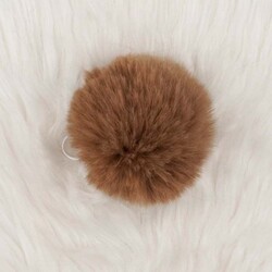 RABBIT WOOL POMPOM MIDDLE - Thumbnail