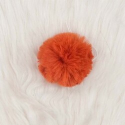 RABBIT WOOL POMPOM MIDDLE - Thumbnail