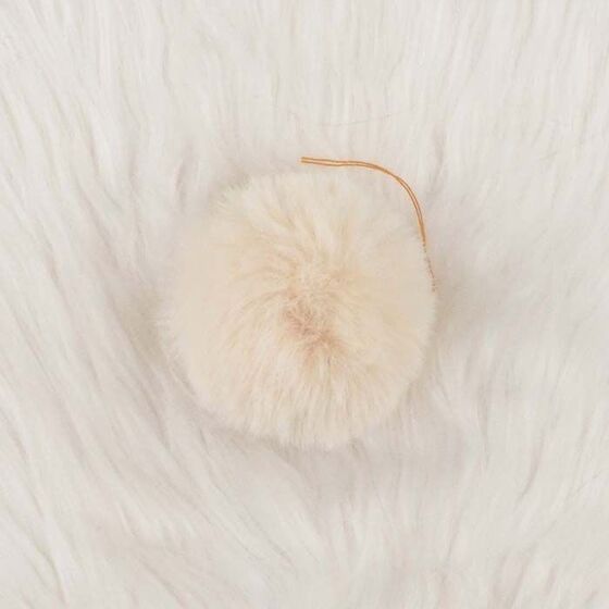 RABBIT WOOL POMPOM MIDDLE