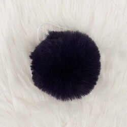 RABBIT WOOL POMPOM MIDDLE - Thumbnail