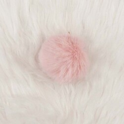 RABBIT WOOL POMPOM MIDDLE - Thumbnail