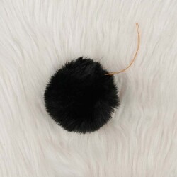 RABBIT WOOL POMPOM MIDDLE - Thumbnail