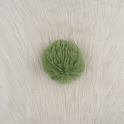 RABBIT WOOL POMPOM MIDDLE - Thumbnail