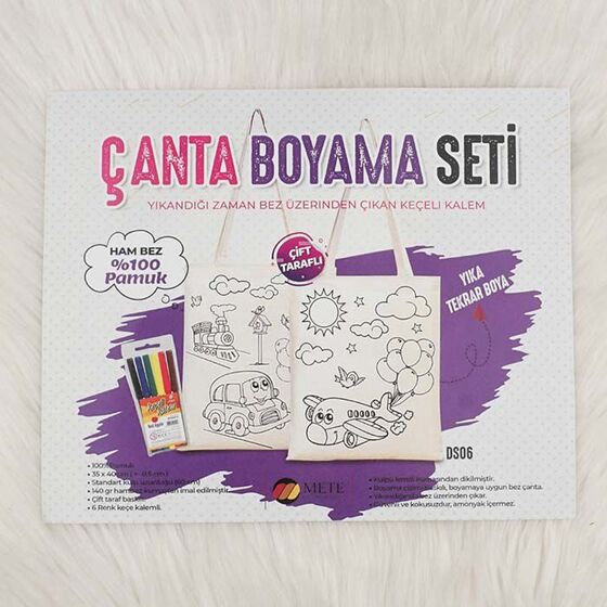 ÇANTA BOYAMA SETİ 38 X 33 CM.