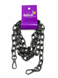 Madamella - ALÜMİNYUM ÇANTA ZİNCİRİ 3.2 MM 120 CM