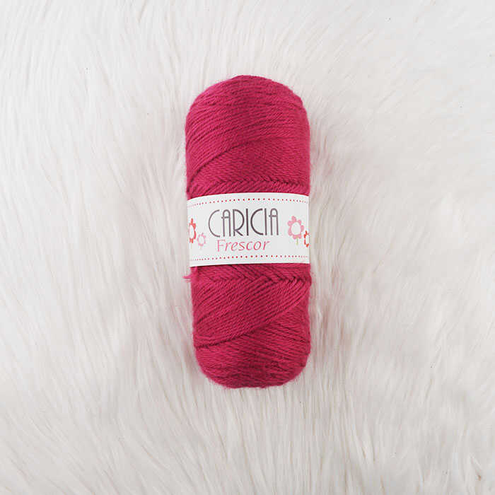 Carıcıa Frescor Koyu Fuşya Akrilik Örgü İpi 180 Gr