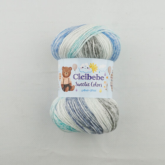 CİCİBEBE SWEETİE COLORS EL ÖRGÜ İPİ 100 GR. 265 MT.