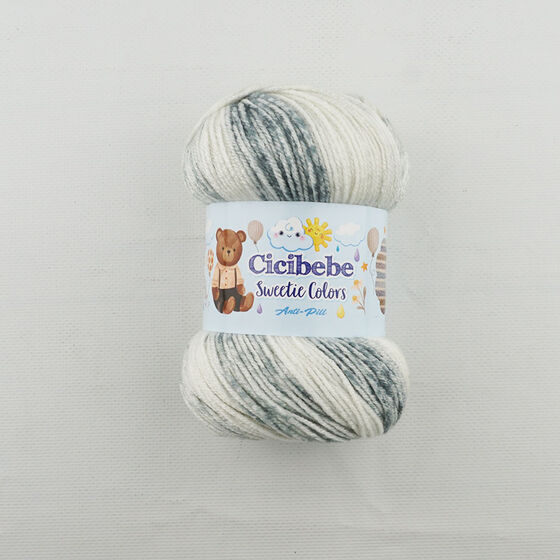 CİCİBEBE SWEETİE COLORS EL ÖRGÜ İPİ 100 GR. 265 MT.