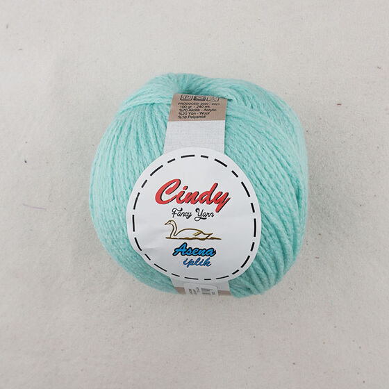 CİNDY AKRİLİK-YÜN KARIŞIMI ÖRGÜ İPİ MİNT 100 GR 240 MT