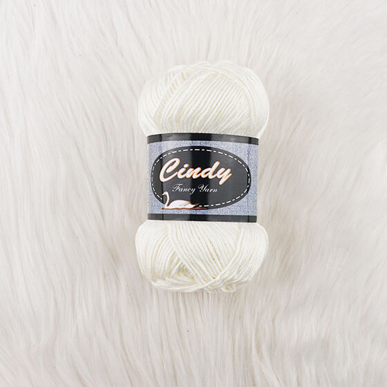 CİNDY FUNCY YARN ÖRGÜ İPİ KREM 100 GR