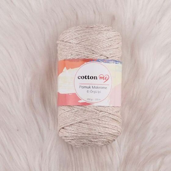 COTTON ME COTTON MACROME HAND KNITTING YARN 250 GR 150 M.