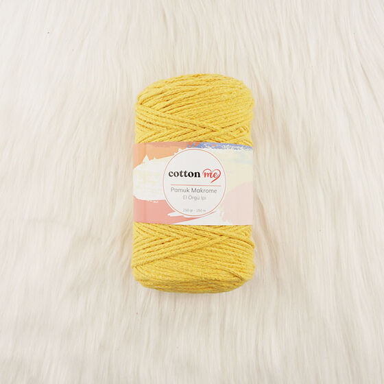 COTTON ME COTTON MACROME HAND KNITTING YARN 250 GR 150 M.