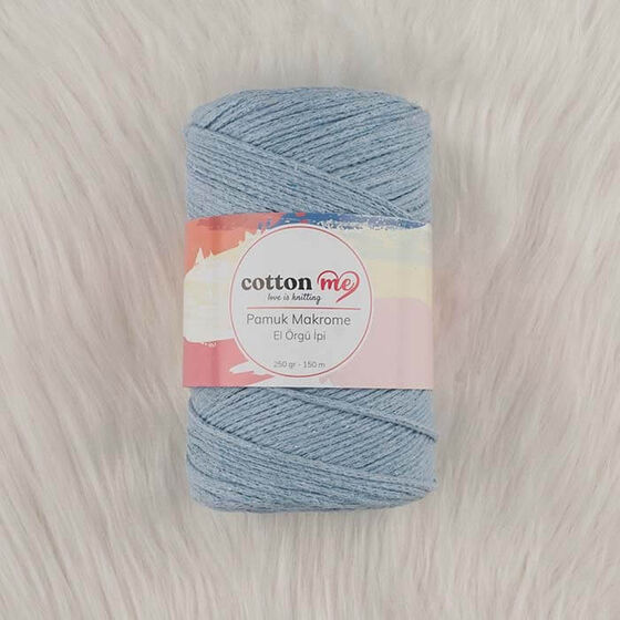 COTTON ME COTTON MACROME HAND KNITTING YARN 250 GR 150 M.