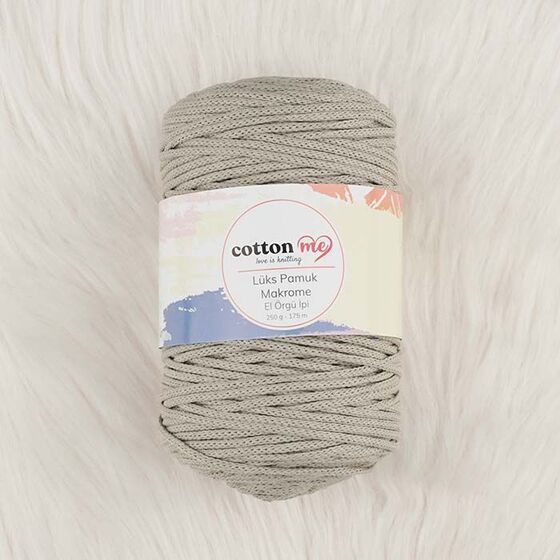 COTTON ME COTTON MACROME HAND KNITTING YARN 250 GR 150 M.