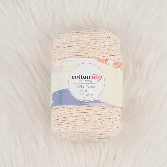 COTTON ME COTTON MACROME HAND KNITTING YARN 250 GR 150 M.