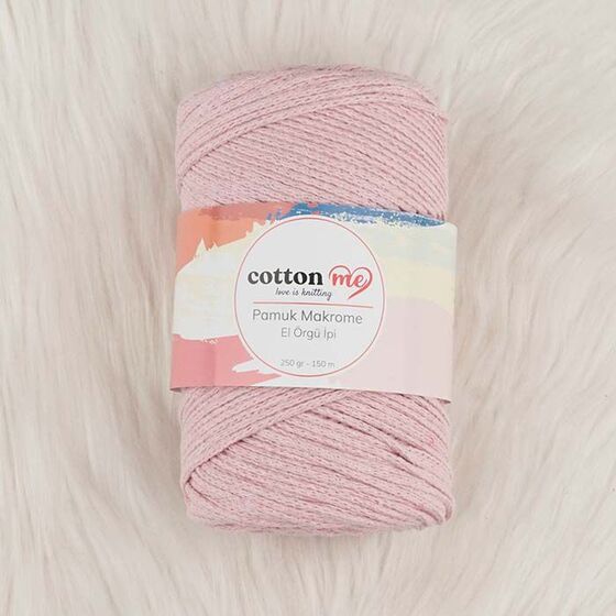 COTTON ME COTTON MACROME HAND KNITTING YARN 250 GR 150 M.