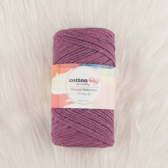 COTTON ME COTTON MACROME HAND KNITTING YARN 250 GR 150 M.