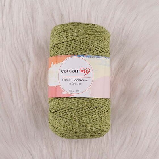 COTTON ME COTTON MACROME HAND KNITTING YARN 250 GR 150 M.