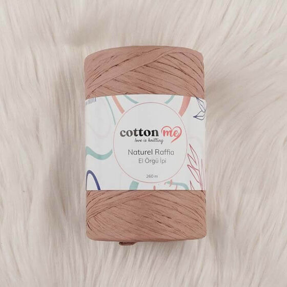 COTTON ME NATUREL RAFFİA KAĞIT İPLİK 260 M.