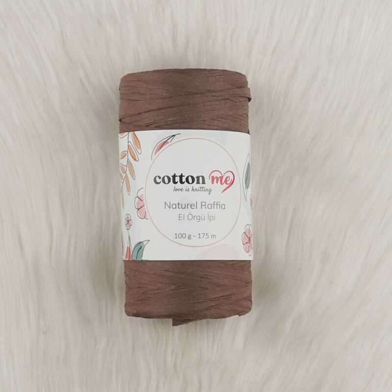 Cotton Me Naturel Raffia Kağıt İplik El Örgü İpi 100 Gr.175 Mt.