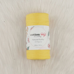 COTTON ME NATUREL RAFFİA KAĞIT İPLİK EL ÖRGÜ İPİ 100 GR.175 MT. - Thumbnail