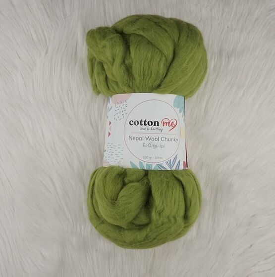 COTTON ME NEPAL WOOL CHUNKY EL ÖRGÜ İPİ 500 GR.19 MT.