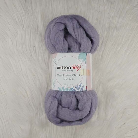 COTTON ME NEPAL WOOL CHUNKY EL ÖRGÜ İPİ 500 GR.19 MT.