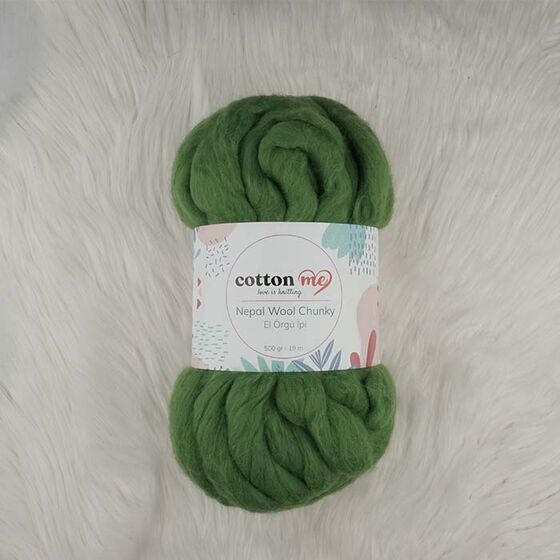 COTTON ME NEPAL WOOL CHUNKY EL ÖRGÜ İPİ 500 GR.19 MT.