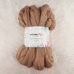 COTTON ME NEPAL WOOL CHUNKY EL ÖRGÜ İPİ 500 GR.19 MT. - Thumbnail