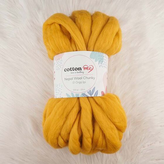 COTTON ME NEPAL WOOL CHUNKY EL ÖRGÜ İPİ 500 GR.19 MT.