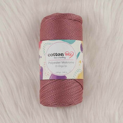 COTTON ME POLYESTER MACROME HAND KNITTING YARN 100 GR 140 M. - Thumbnail