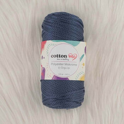 COTTON ME POLYESTER MACROME HAND KNITTING YARN 100 GR 140 M. - Thumbnail