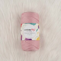 COTTON ME POLYESTER MACROME HAND KNITTING YARN 100 GR 140 M. - Thumbnail