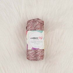 COTTON ME POLYESTER MACROME HAND KNITTING YARN 100 GR 140 M. - Thumbnail