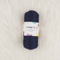 COTTON ME POLYESTER MACROME HAND KNITTING YARN 100 GR 140 M. - Thumbnail