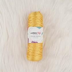 COTTON ME POLYESTER MACROME HAND KNITTING YARN 100 GR 140 M. - Thumbnail