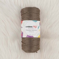 COTTON ME POLYESTER MACROME HAND KNITTING YARN 100 GR 140 M. - Thumbnail