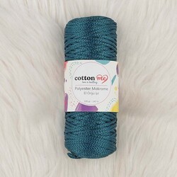 COTTON ME POLYESTER MACROME HAND KNITTING YARN 100 GR 140 M. - Thumbnail