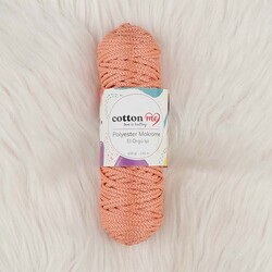 COTTON ME POLYESTER MACROME HAND KNITTING YARN 100 GR 140 M. - Thumbnail