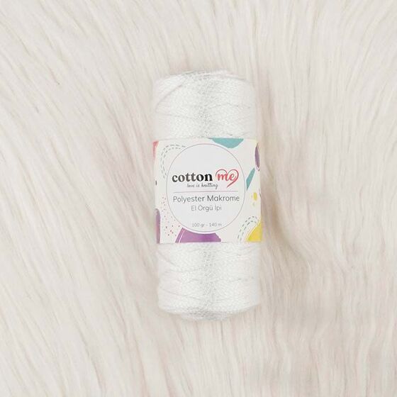 COTTON ME POLYESTER MAKROME EL ÖRGÜ İPİ 100 GR 140 M.