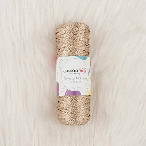 COTTON ME POLYESTER MAKROME EL ÖRGÜ İPİ 100 GR 140 M.